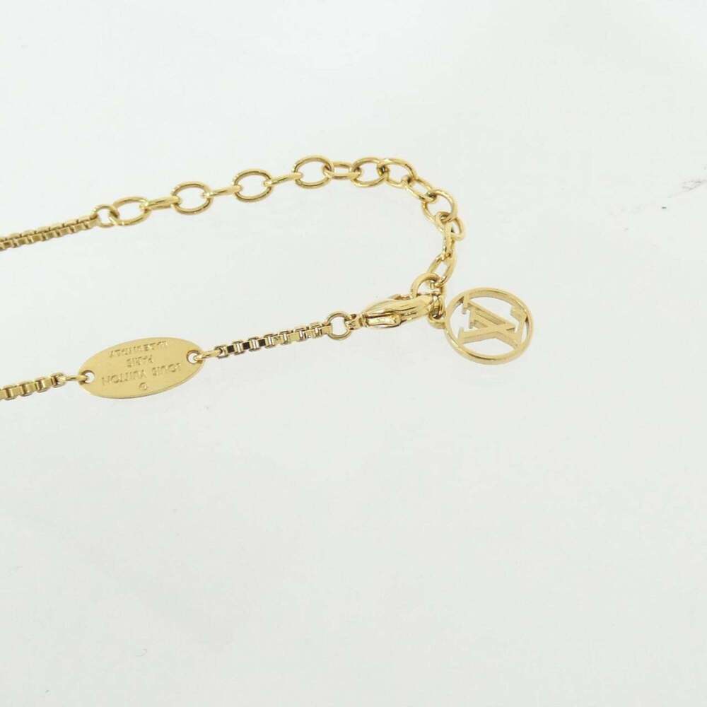 LOUIS VUITTON Gold Pearl Necklace - Picture 3 of 4